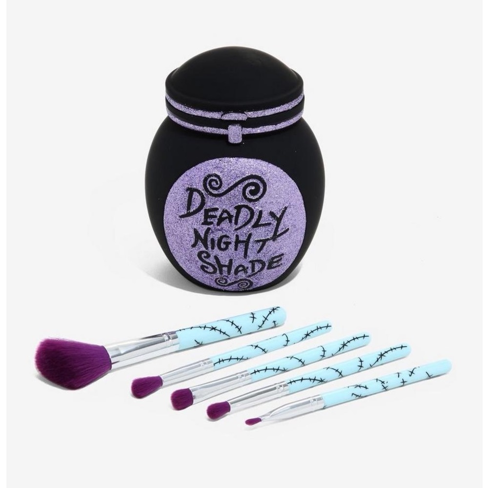 Loungefly The Nightmare Before Christmas DeadlyNightshade Makeup BrushSet Holder